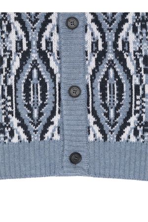 cardigan in lana blu ETRO KIDS | GV9P40W0033603AV